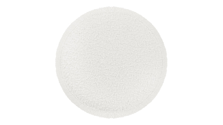 NoaNoa - Noa Ottoman, Small, Porcelain Boucle