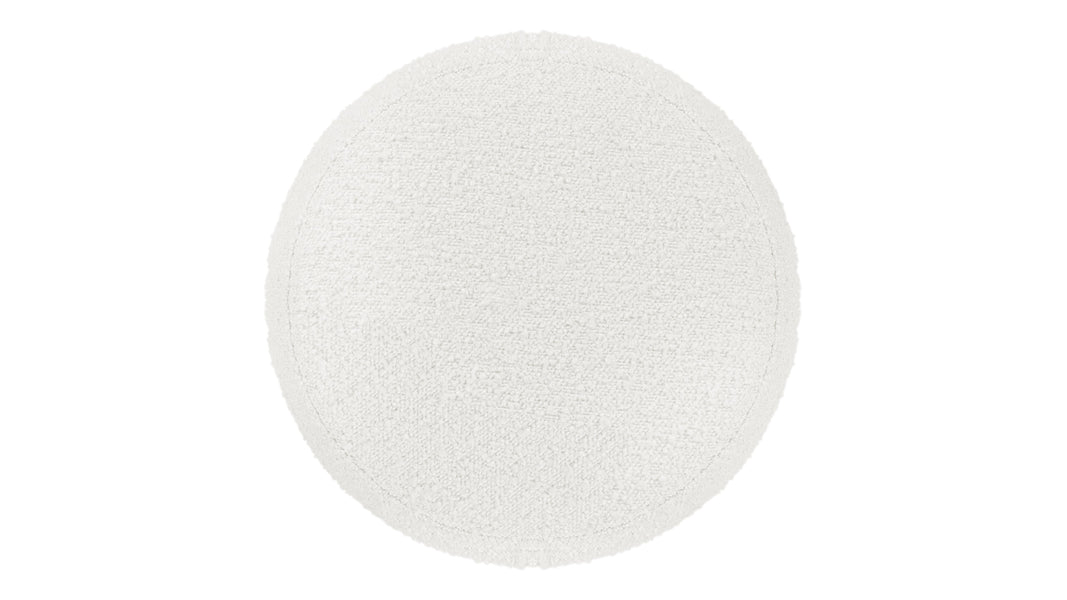 NoaNoa - Noa Ottoman, Medium, Porcelain Boucle