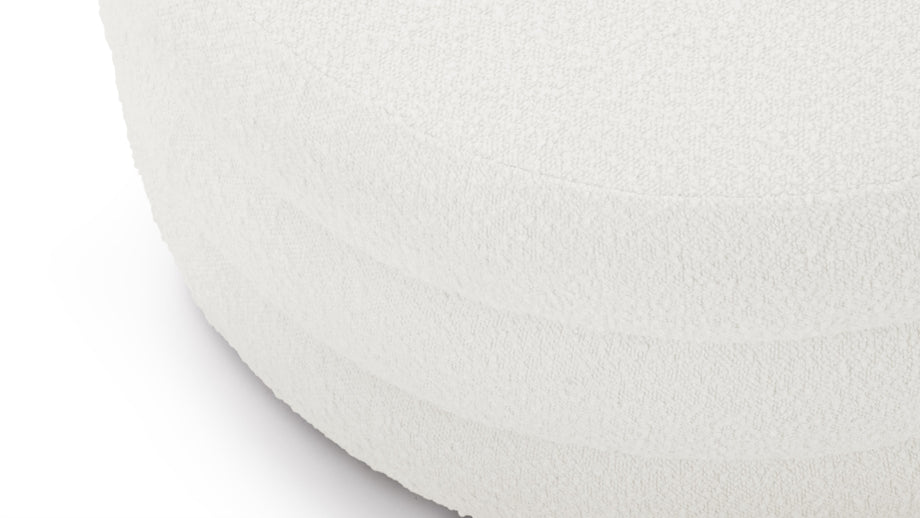 NoaNoa - Noa Ottoman, Large, Porcelain Boucle