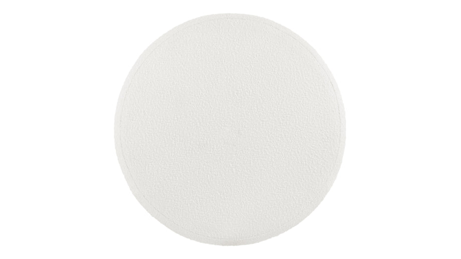 NoaNoa - Noa Ottoman, Large, Porcelain Boucle