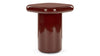 Sorrento - Sorrento - Sorrento Side Table, Burgundy Gloss - Image 2
