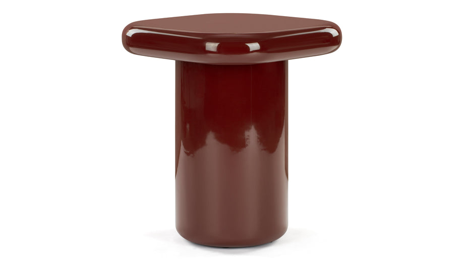 SorrentSorrento - Sorrento Side Table, Burgundy Gloss