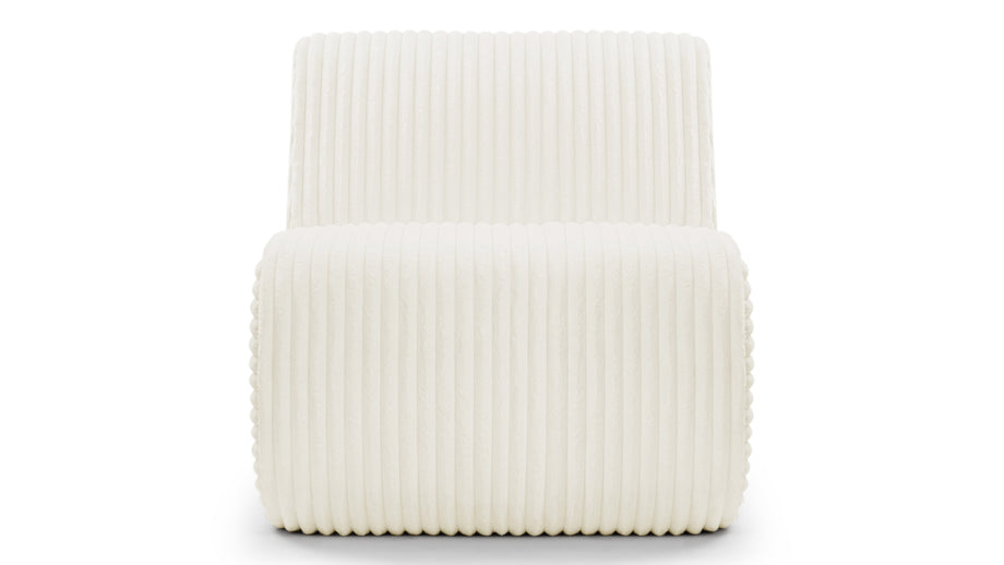 CeresCeres - Ceres Lounge Chair, White Vegan Fur