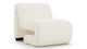 Ceres - Ceres - Ceres Lounge Chair, White Vegan Fur - Image 1