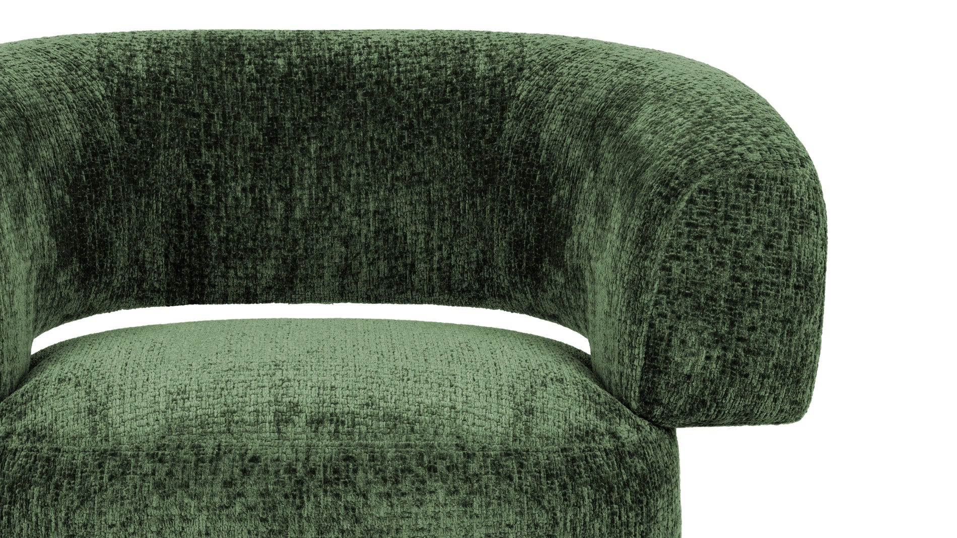RaeRae - Rae Lounge Chair, Royal Sage Velvet