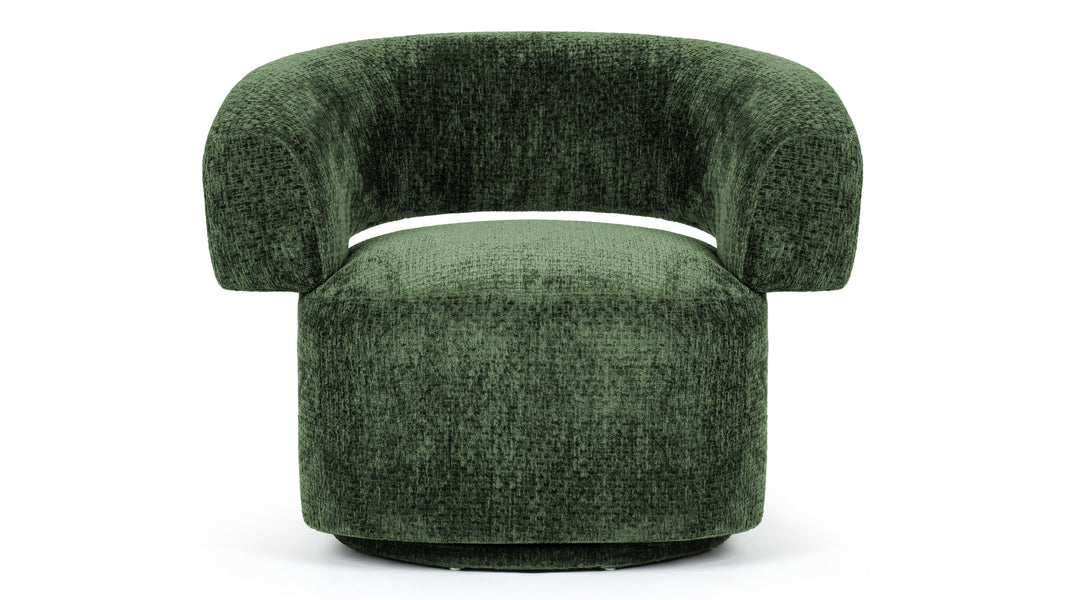 RaeRae - Rae Lounge Chair, Royal Sage Velvet