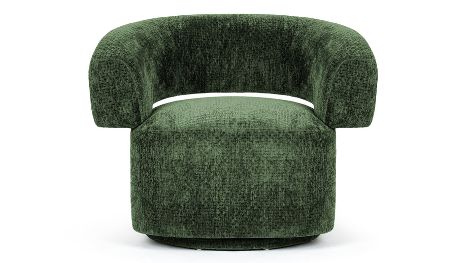 RaeRae - Rae Lounge Chair, Royal Sage Velvet