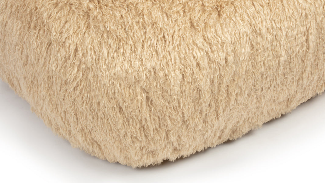 RochaRocha - Rocha Lounge Chair, Honey Vegan Fur