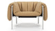 Puffy - Puffy - Puffy Lounge Chair, Tuscan Tan Vegan Leather - Image 1