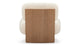 Jia - Jia - Jia Lounge Chair, White Vegan Sheepskin - Image 4