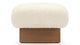 Jia - Jia - Jia Ottoman, White Vegan Sheepskin - Image 3