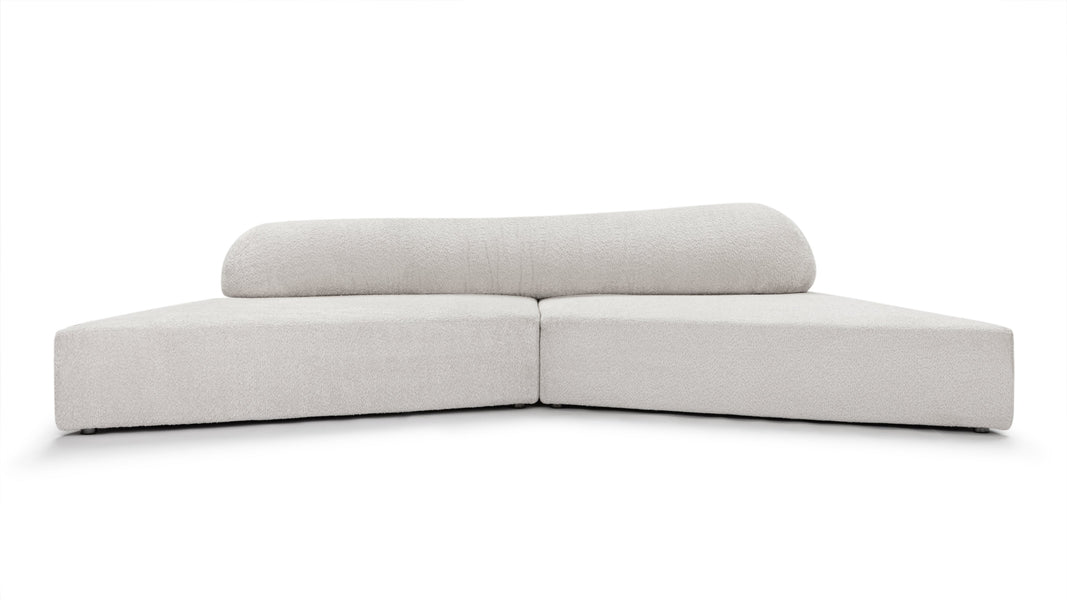 On the RocksOn the Rocks - On The Rocks Sofa, Small, Luxe Light Gray Weave