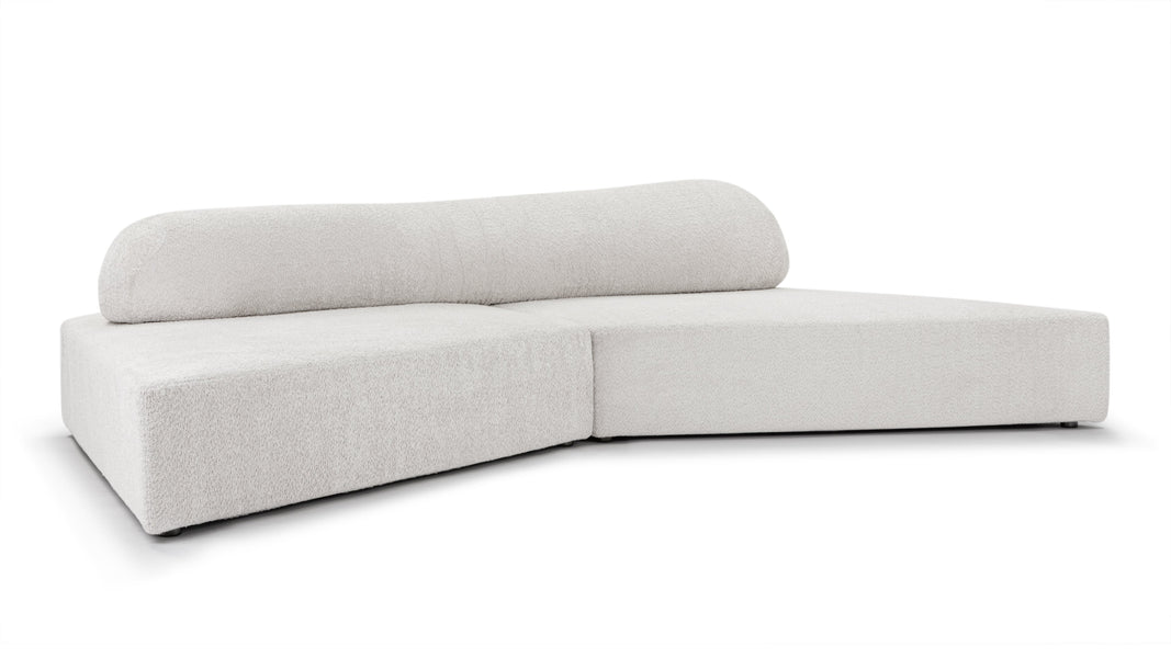 On the RocksOn the Rocks - On The Rocks Sofa, Small, Luxe Light Gray Weave