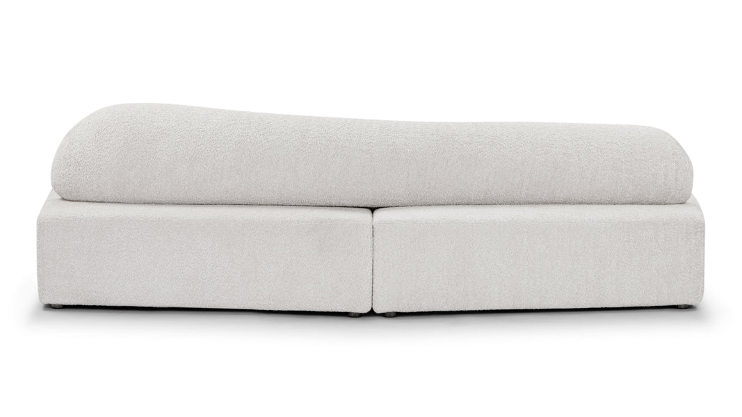 On the RocksOn the Rocks - On The Rocks Sofa, Small, Luxe Light Gray Weave