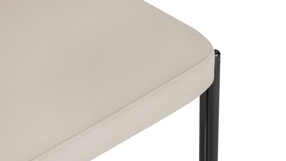 AikoAiko - Aiko Dining Chair, French Gray Velvet