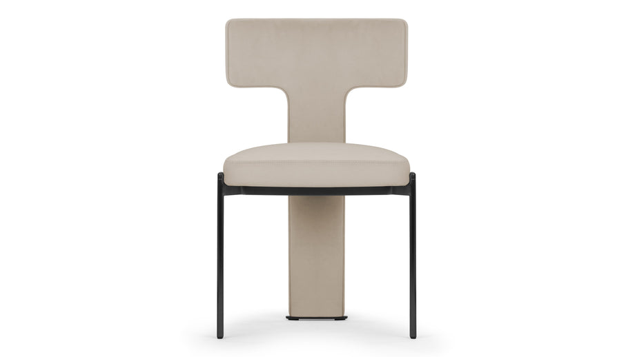 AikoAiko - Aiko Dining Chair, French Gray Velvet