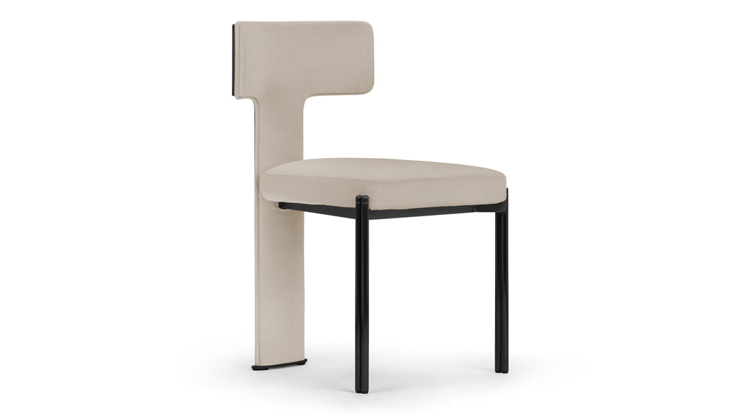 AikoAiko - Aiko Dining Chair, French Gray Velvet