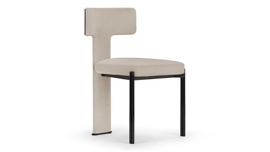 AikoAiko - Aiko Dining Chair, French Gray Velvet