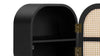 Oma - Oma - Oma Side Table, Black with Natural Rattan - Image 6