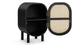 Oma - Oma - Oma Side Table, Black with Natural Rattan - Image 5