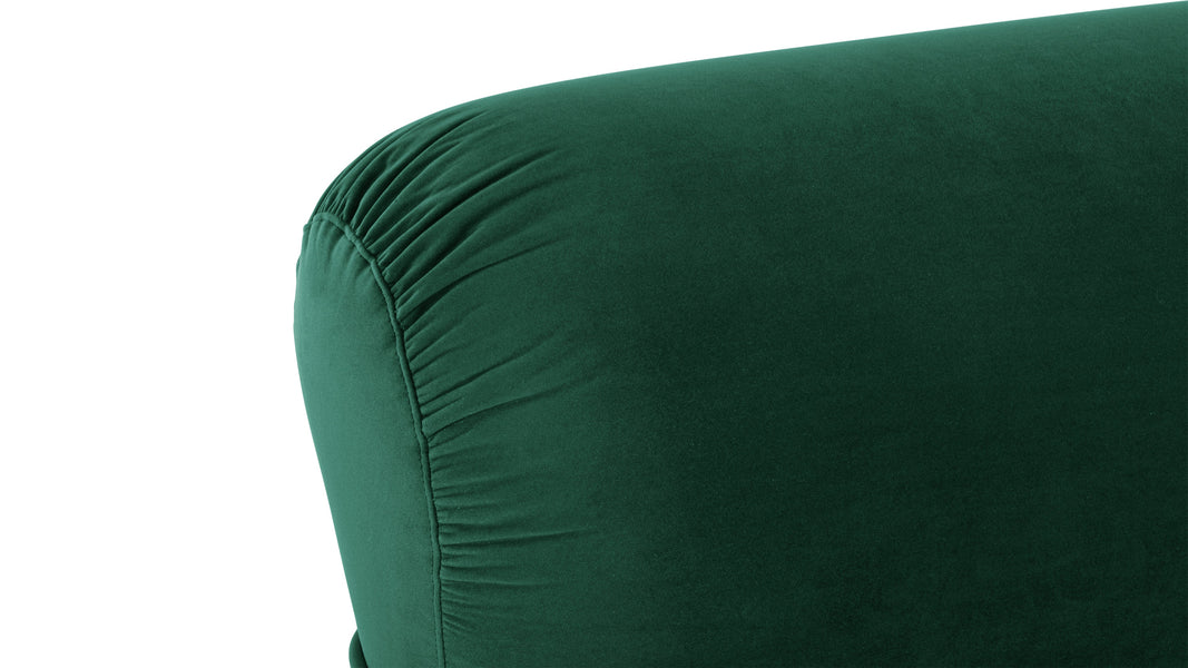 BaoBao - Bao Lounge Chair, Emerald Velvet