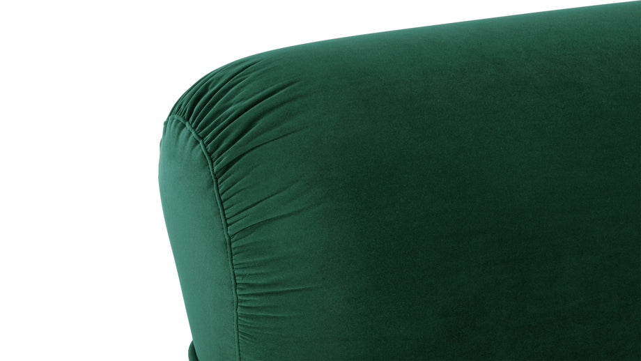 BaoBao - Bao Lounge Chair, Emerald Velvet