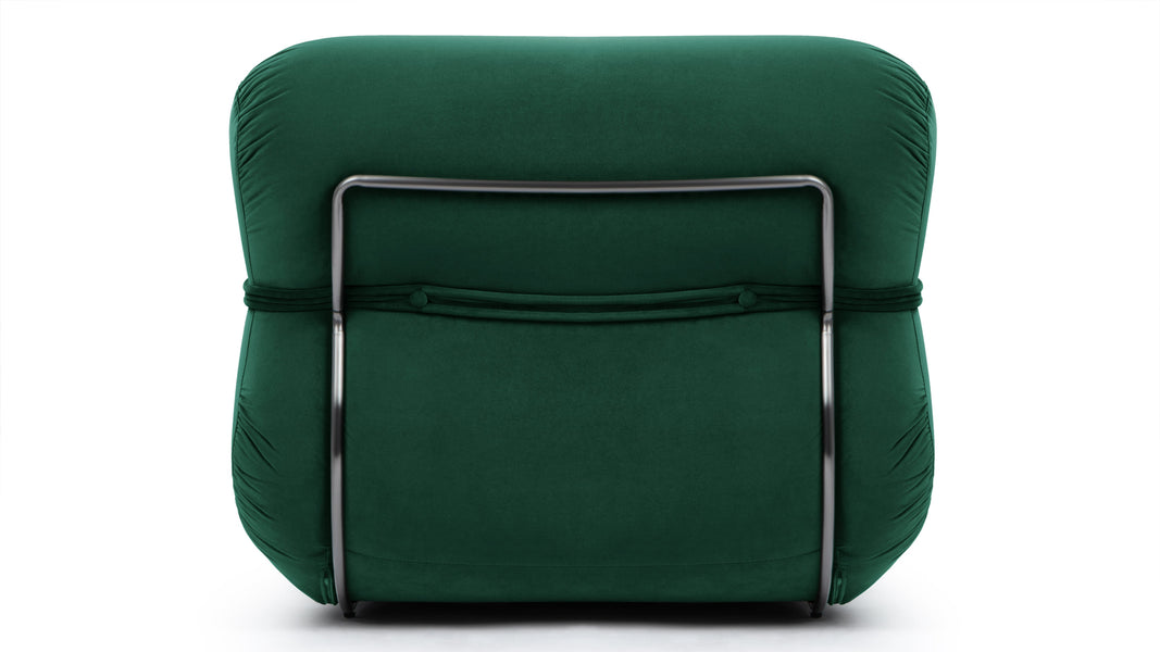 BaoBao - Bao Lounge Chair, Emerald Velvet