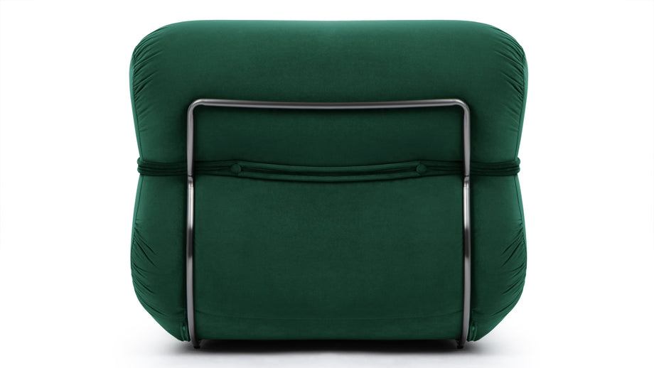 BaoBao - Bao Lounge Chair, Emerald Velvet
