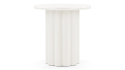 Vesta - Vesta - Vesta Side Table, Ivory - Image 1