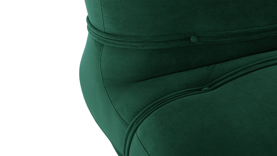 BaoBao - Bao Three Seater Sofa, Emerald Velvet