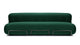 Bao - Bao - Bao Three Seater Sofa, Emerald Velvet - Image 1
