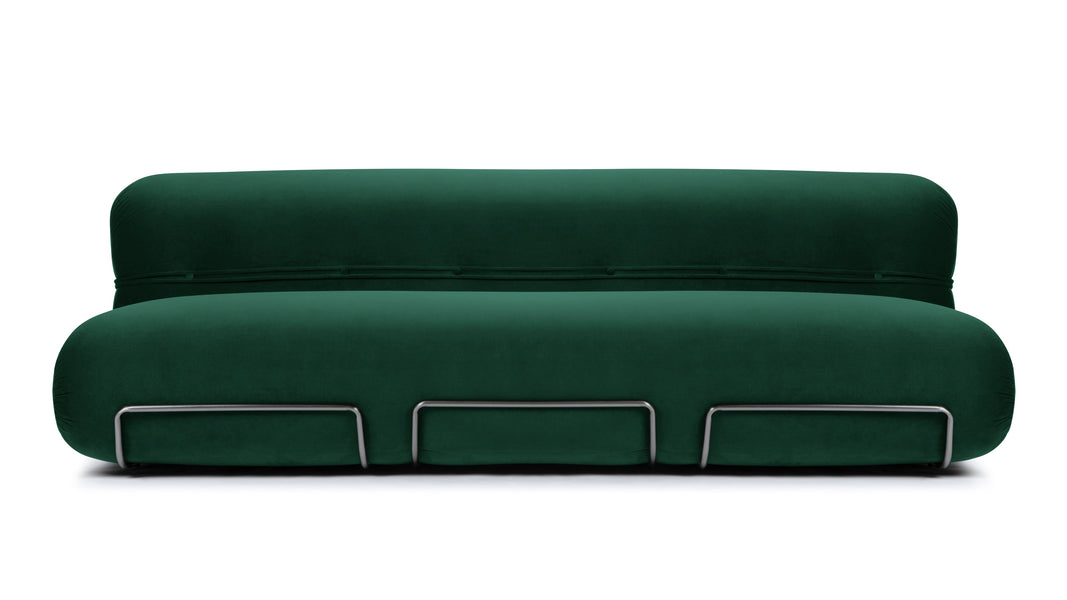 BaoBao - Bao Three Seater Sofa, Emerald Velvet