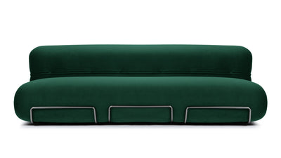 Bao - Bao - Bao Three Seater Sofa, Emerald Velvet - Image 1