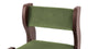 Onda - Onda - Onda Side Chair, Deep Olive Velvet and Walnut - Image 6