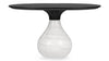 Aqua - Aqua - Aqua Dining Table, Carrara Marble, 135cm - Image 1