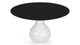 Aqua - Aqua - Aqua Dining Table, Carrara Marble, 53in - Image 3