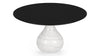 Aqua - Aqua - Aqua Dining Table, Carrara Marble, 53in - Image 3