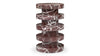 Soho - Soho - Soho Side Table, Rosso Levanto Marble - Image 1
