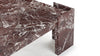 Aspen - Aspen - Aspen Coffee Table, Rosso Levanto Marble - Image 6