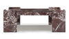 Aspen - Aspen - Aspen Coffee Table, Rosso Levanto Marble - Image 1