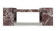 Aspen - Aspen - Aspen Coffee Table, Rosso Levanto Marble - Image 2