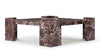 Aspen - Aspen - Aspen Coffee Table, Rosso Levanto Marble - Image 3