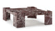 Aspen - Aspen - Aspen Coffee Table, Rosso Levanto Marble - Image 4