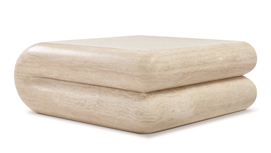 ChubbyChubby - Chubby Coffee Table, Travertine