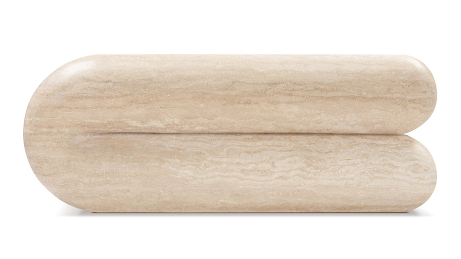 ChubbyChubby - Chubby Coffee Table, Travertine