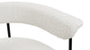 Mei - Mei - Mei Counter Stool, Warm White Boucle, Seat Height 26.5in - Image 6