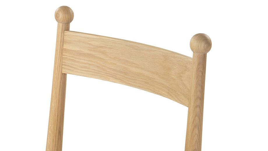 SaraSara - Sara Bar Stool, Oak, Seat Height 24in