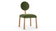 Fossie - Fossie - Fossie Side Chair, Moss Green Velvet - Image 2