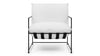 Hudson - Hudson - Hudson Lounge Chair, Snow White Linen - Image 1
