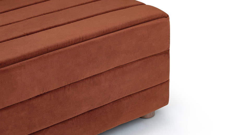 RhodosRhodes - Rhodes Lounge Chair, Ancho Velvet